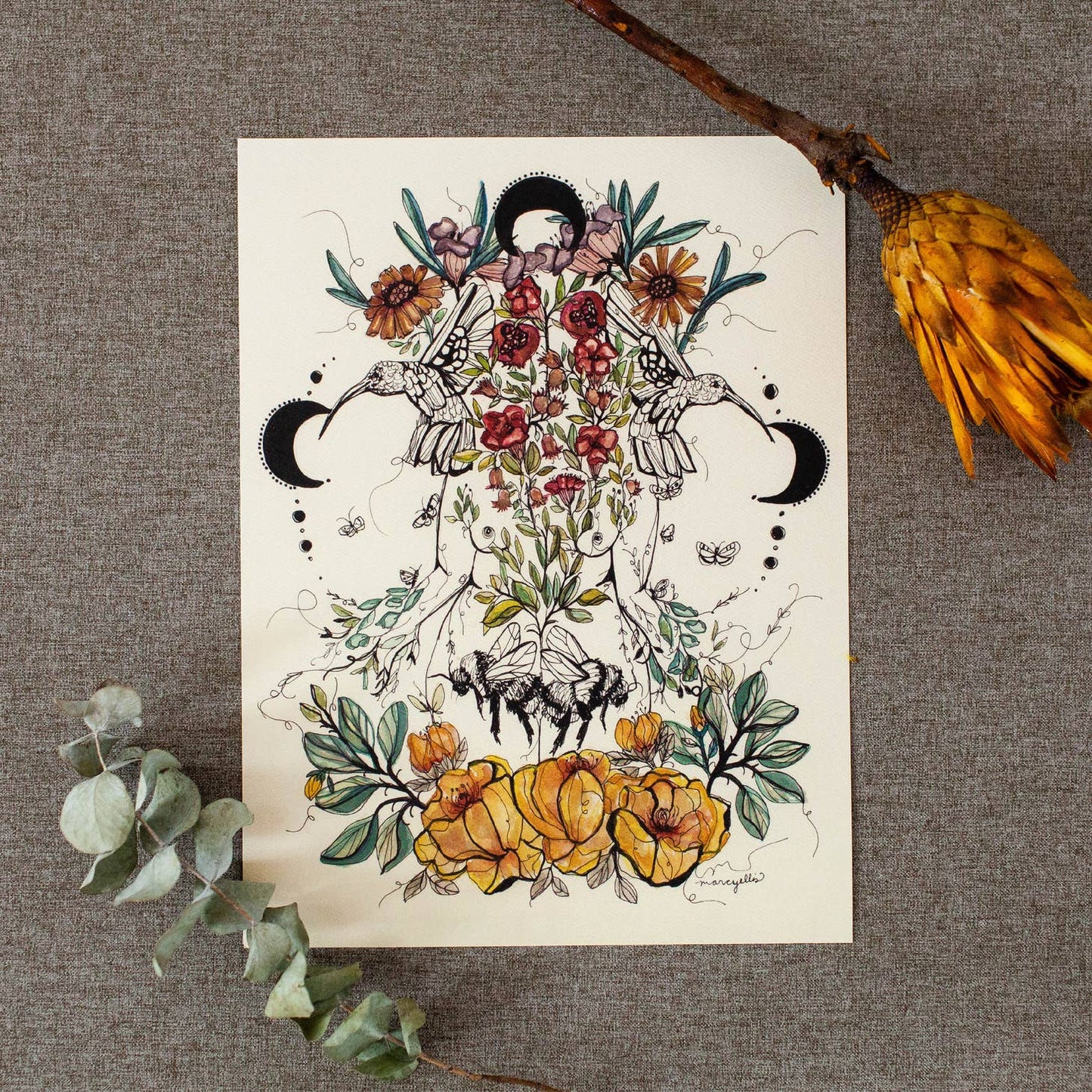 Nourish Mother Earth, Giclee Print