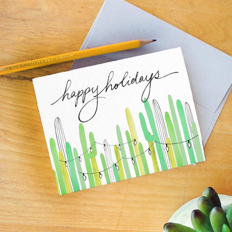 Saguaro Lights Holiday Card