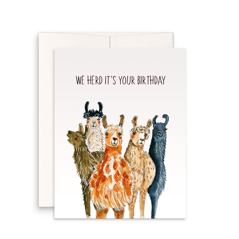 Herd It's Your Birthday Card