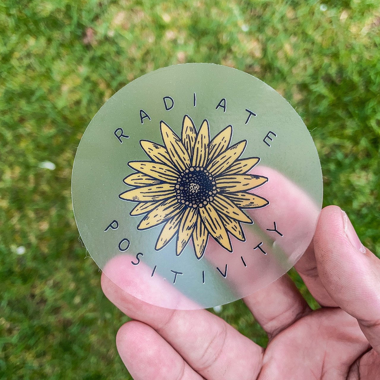 Radiate Positivity Sticker