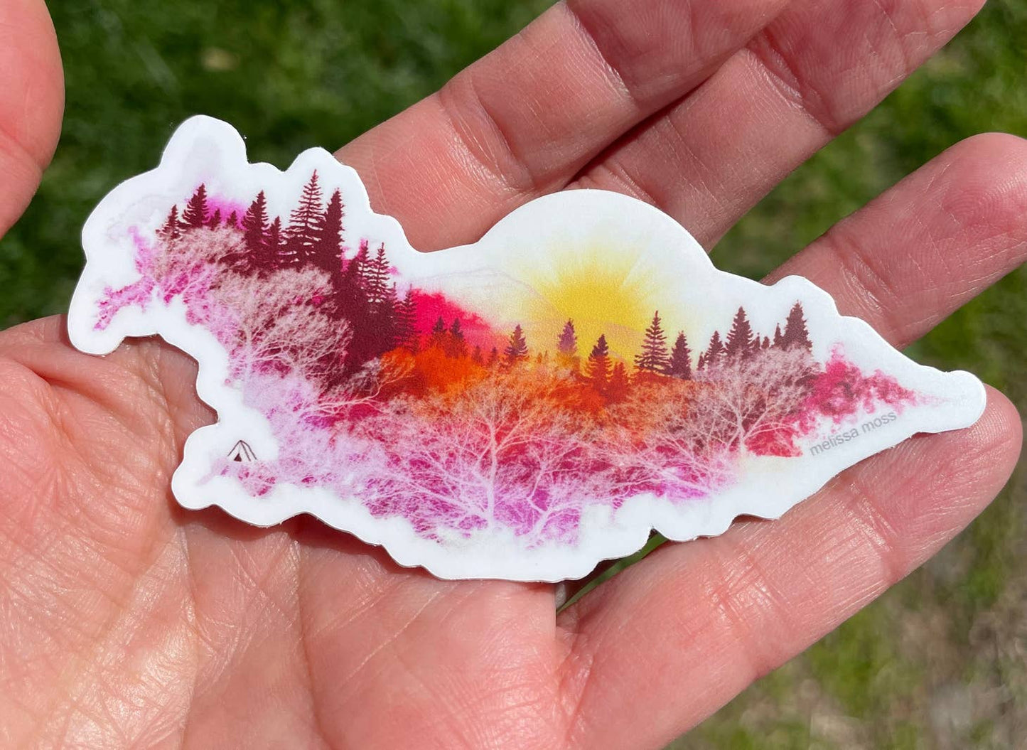On Top of the World Sticker