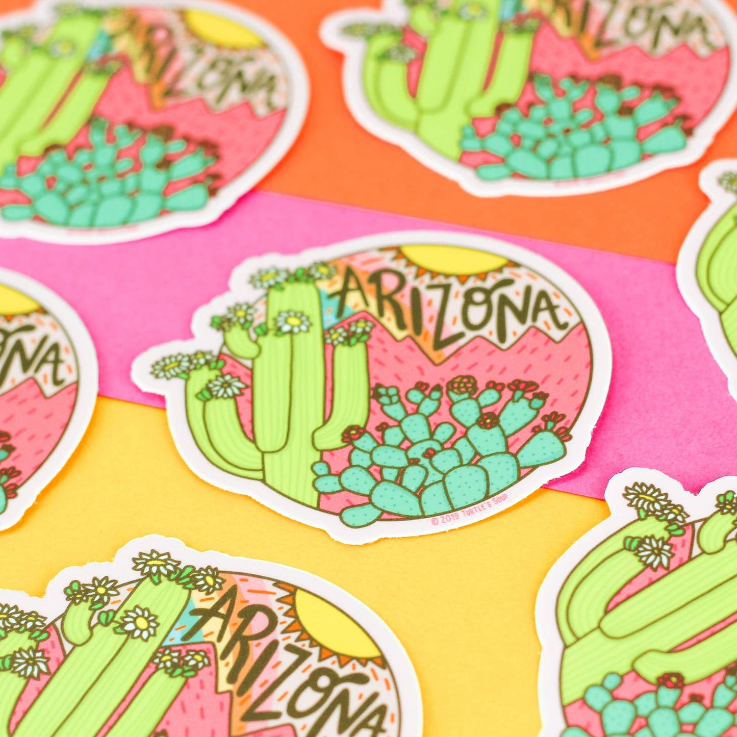 Arizona Sunrise Vinyl Sticker