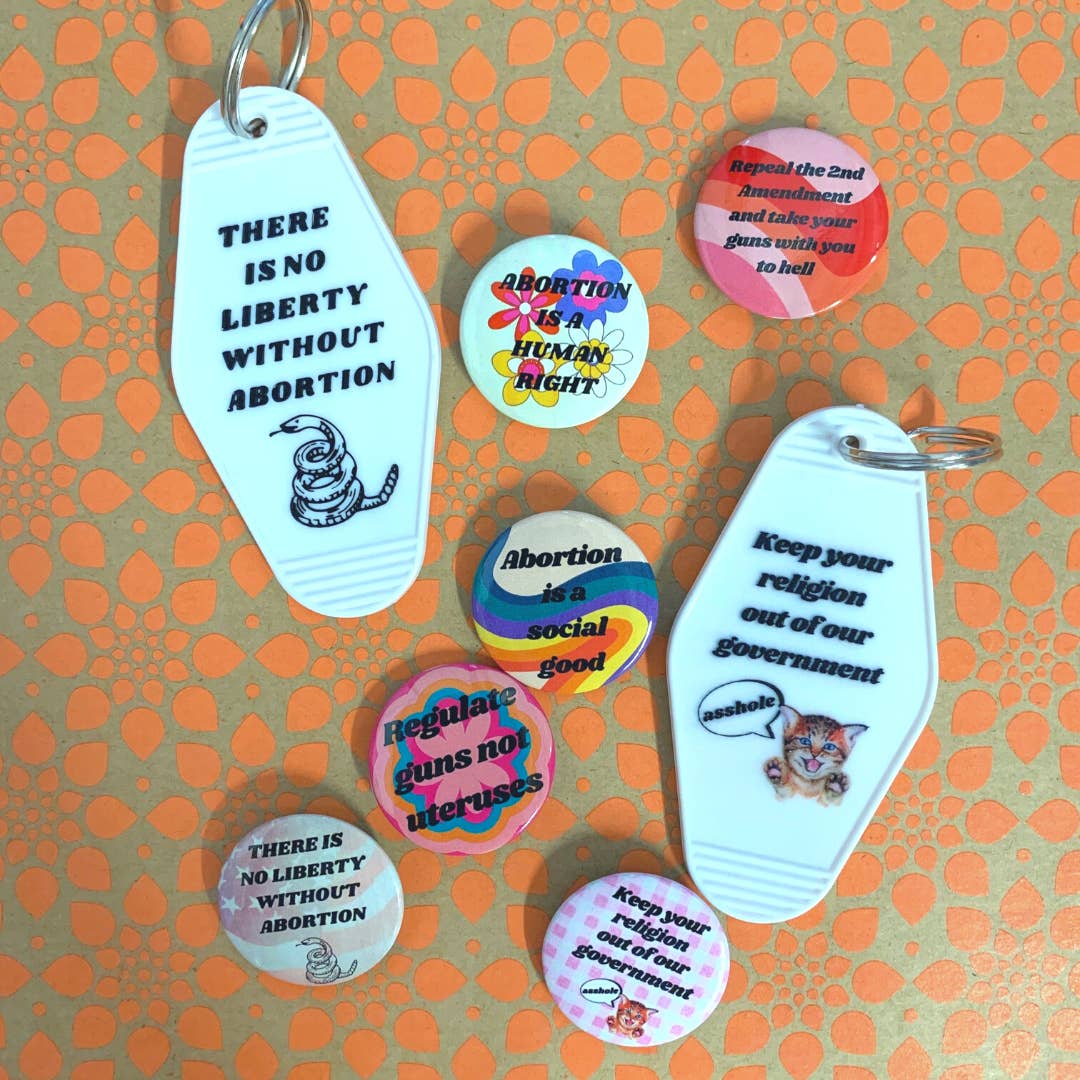 Abortion Is A Human Right Pin-Back Button