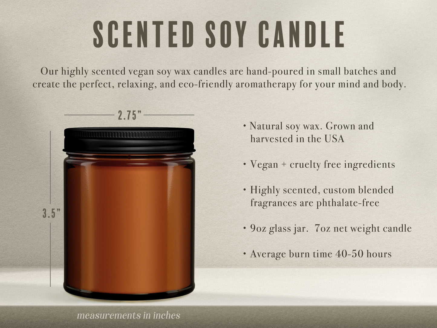 Cedar, Sage + Blackberry Hand Poured Soy Candle