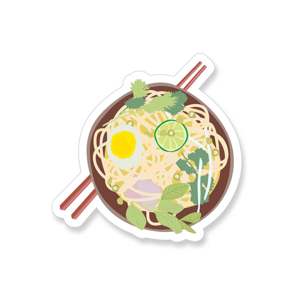 Ramen Bowl Vinyl Sticker