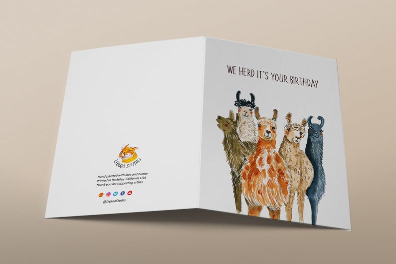 Herd It's Your Birthday Card