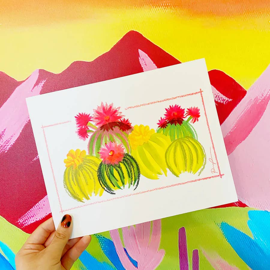 Barrel Beauties Art Print