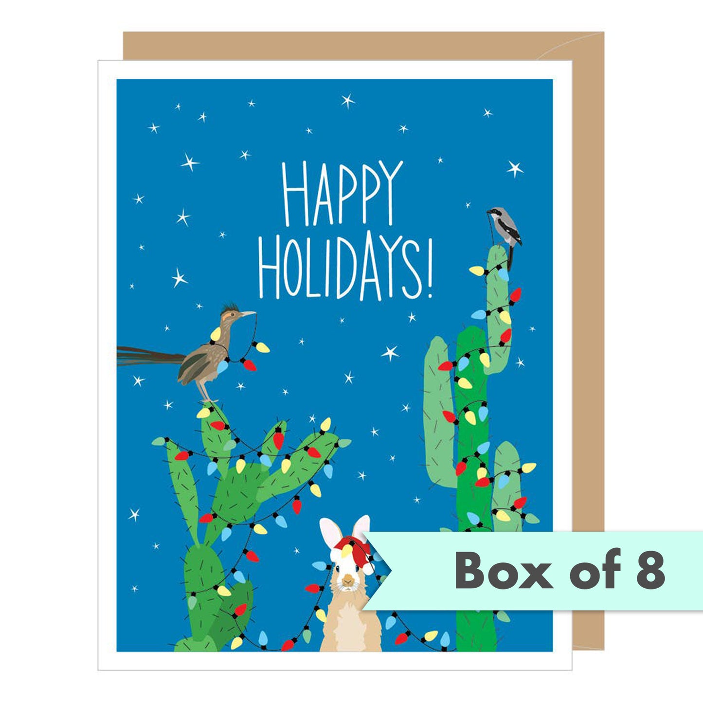 Desert Cactus Holiday Card