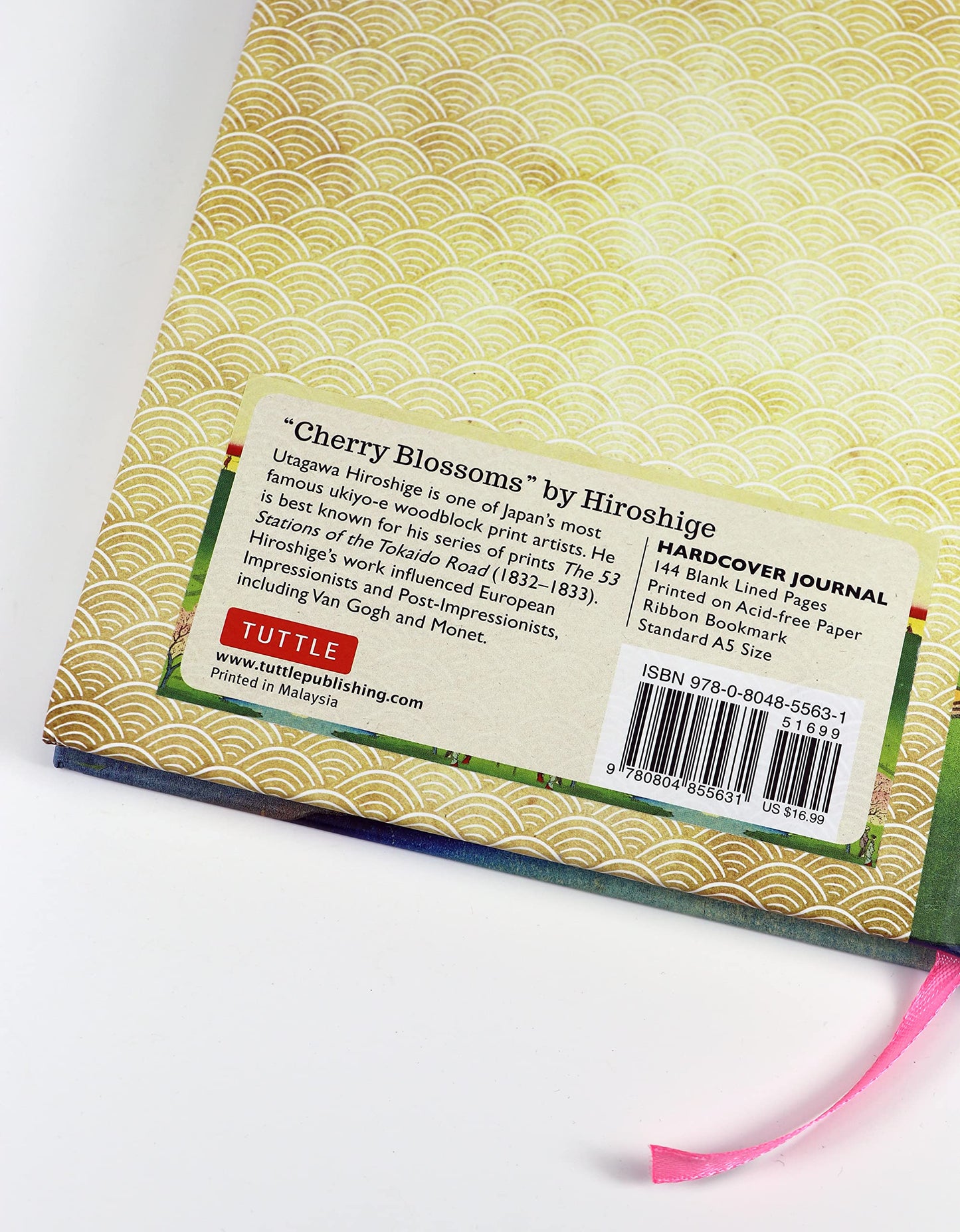 Hiroshige Cherry Blossoms Lined Hardcover Journal