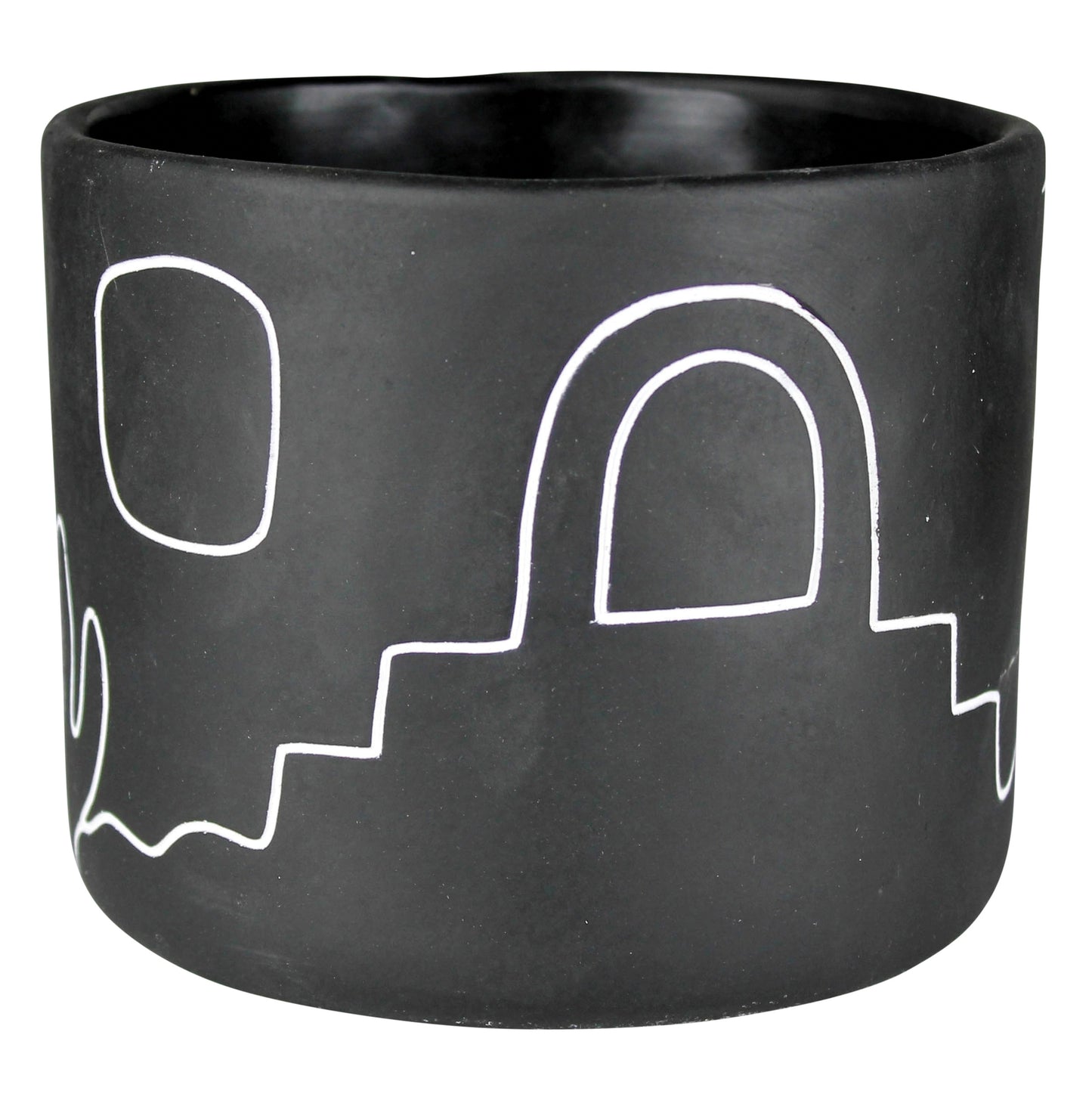Desert Vista Cement Cachepot