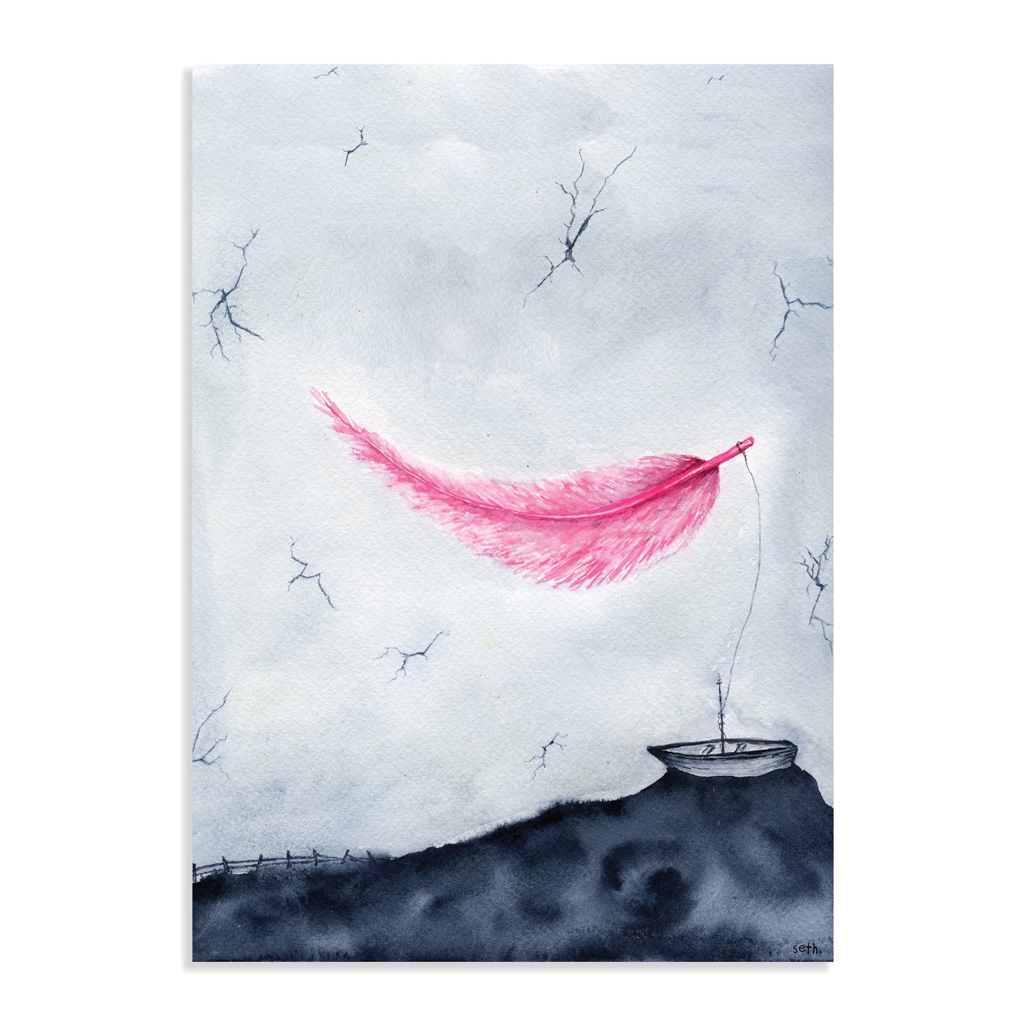 A Shocking Softness of Sudden Hope Print