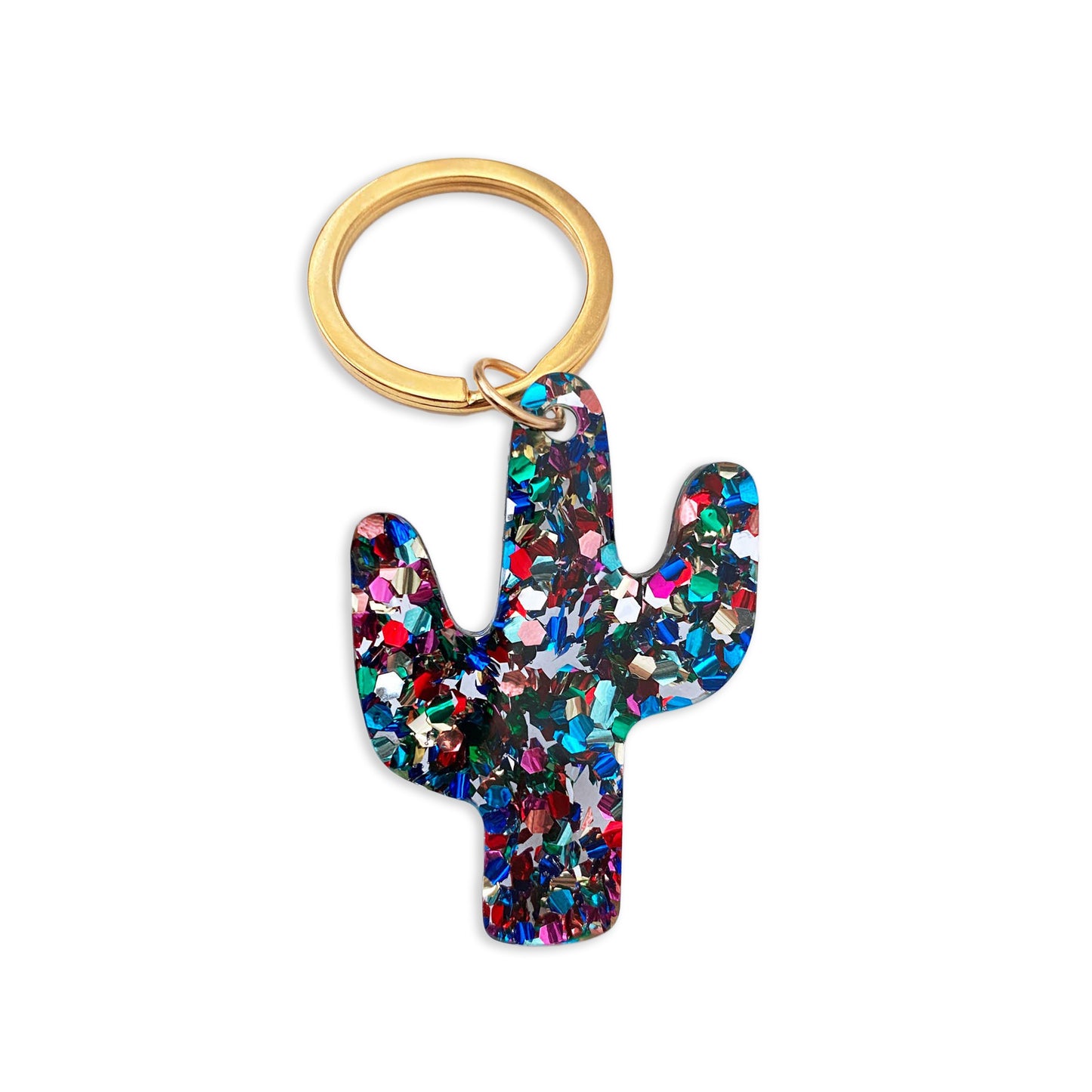 Acrylic Cactus Keyring