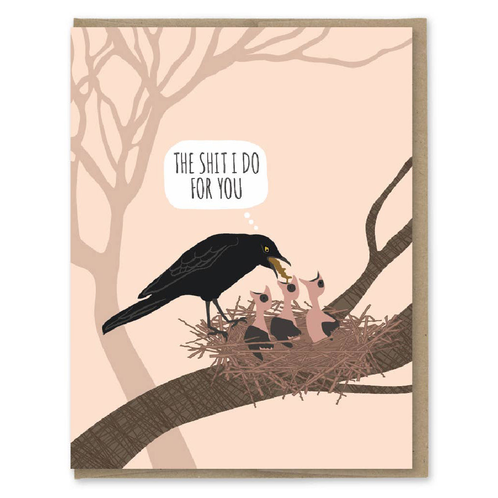 Mom Bird Puke Card