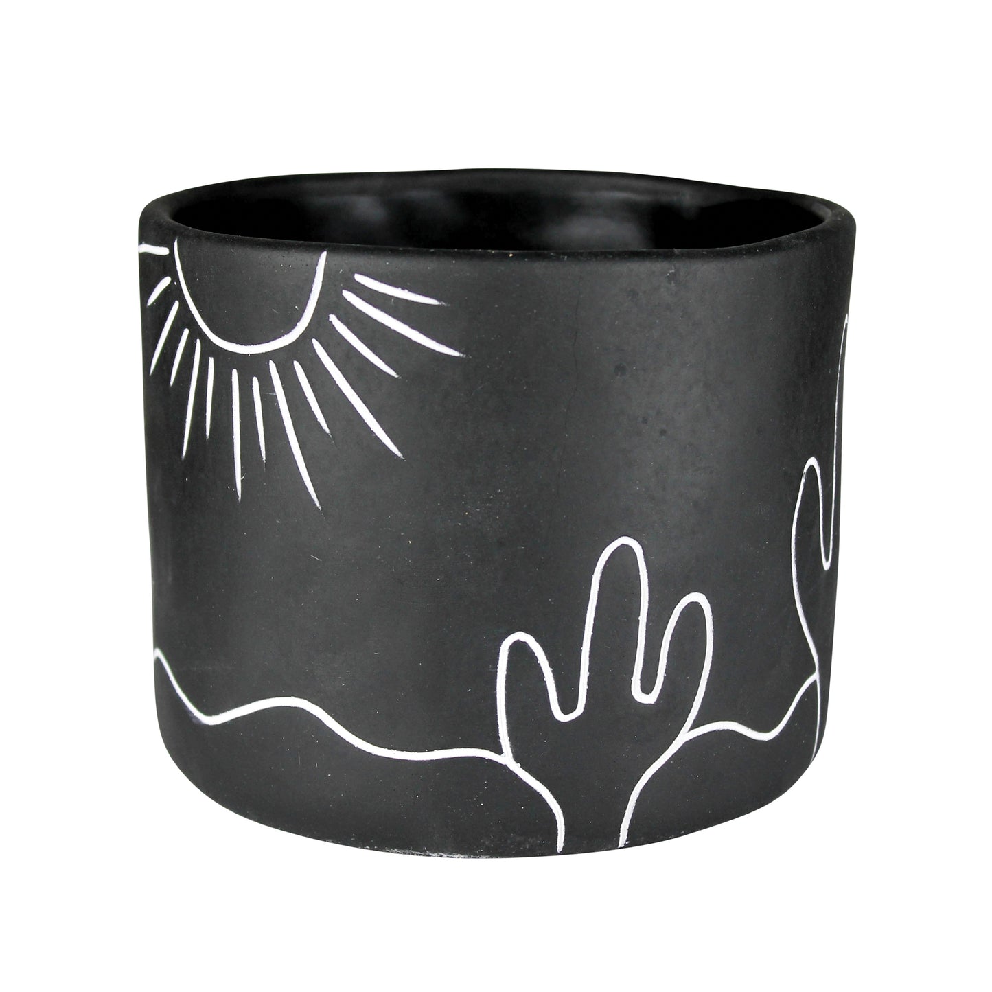 Desert Vista Cement Cachepot