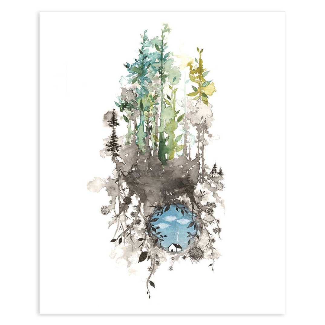Blue Skies Forever Print