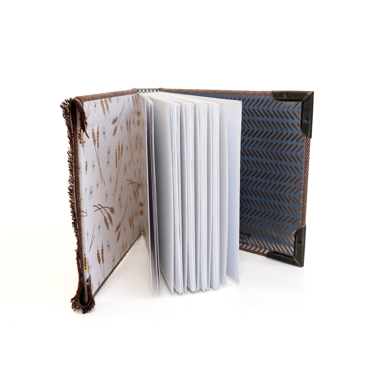Brown Fabric Sketch Journal