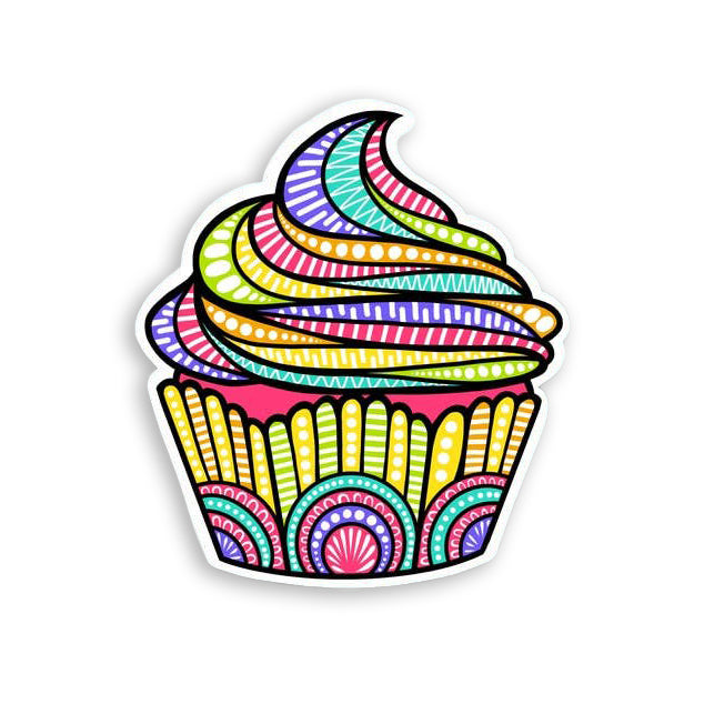 Cupcake Sticker