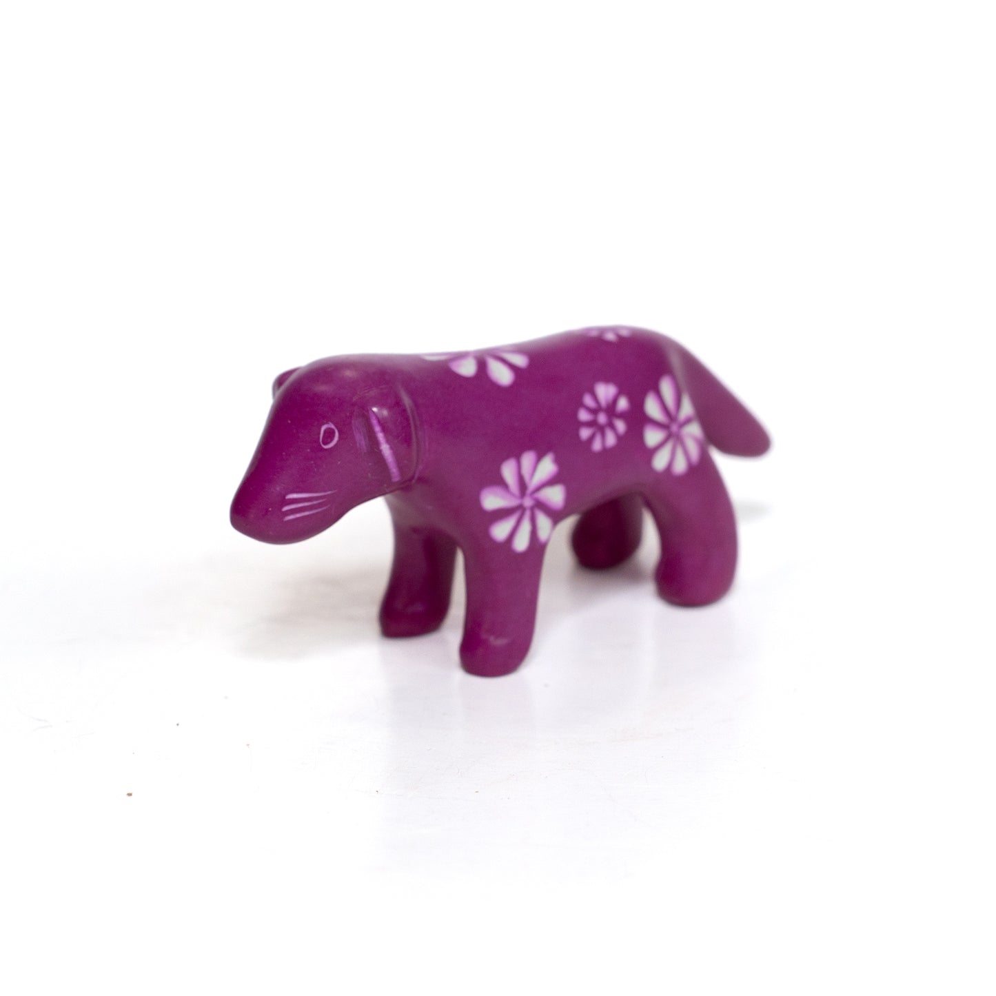Carved Soapstone Dog Statue