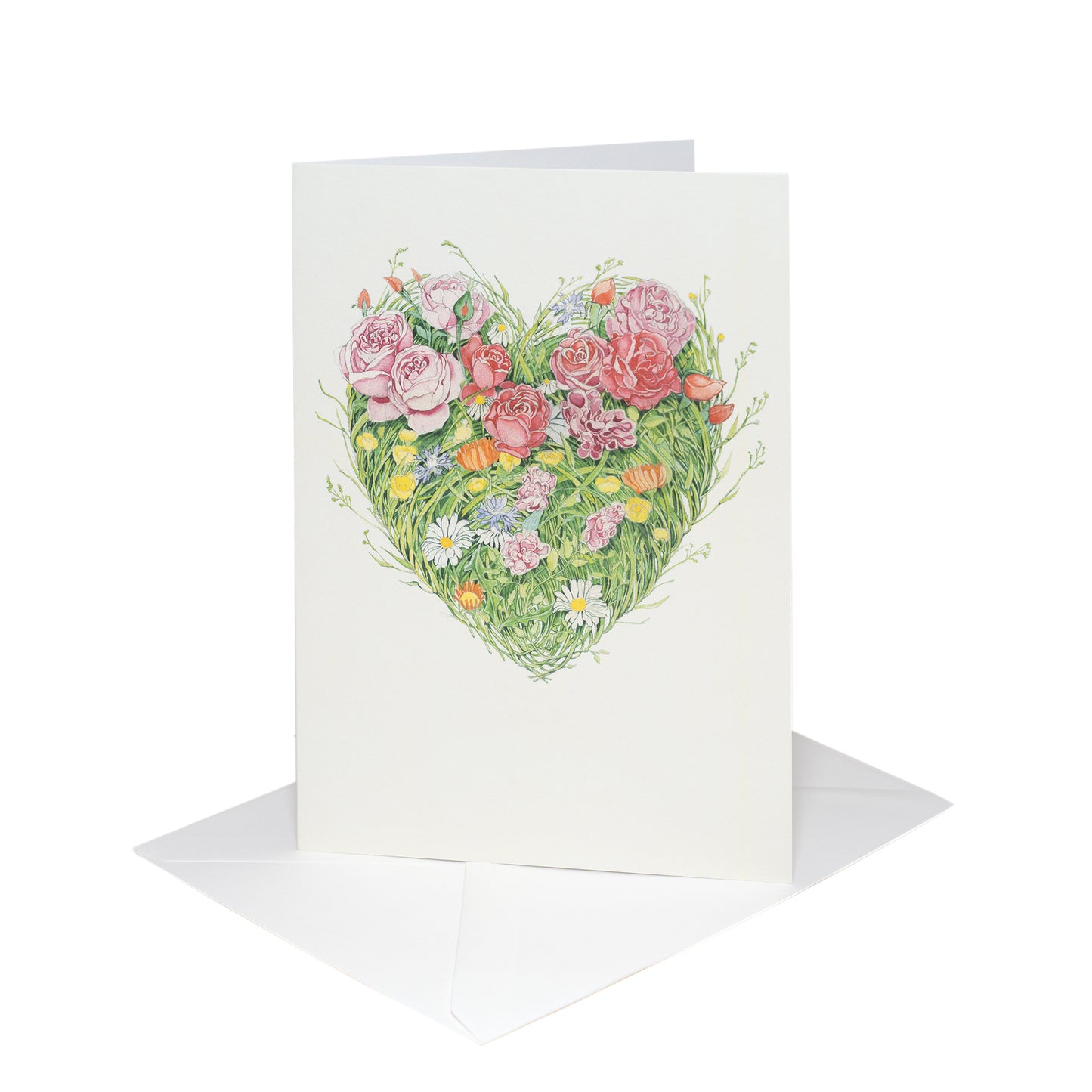 Grass Heart Card