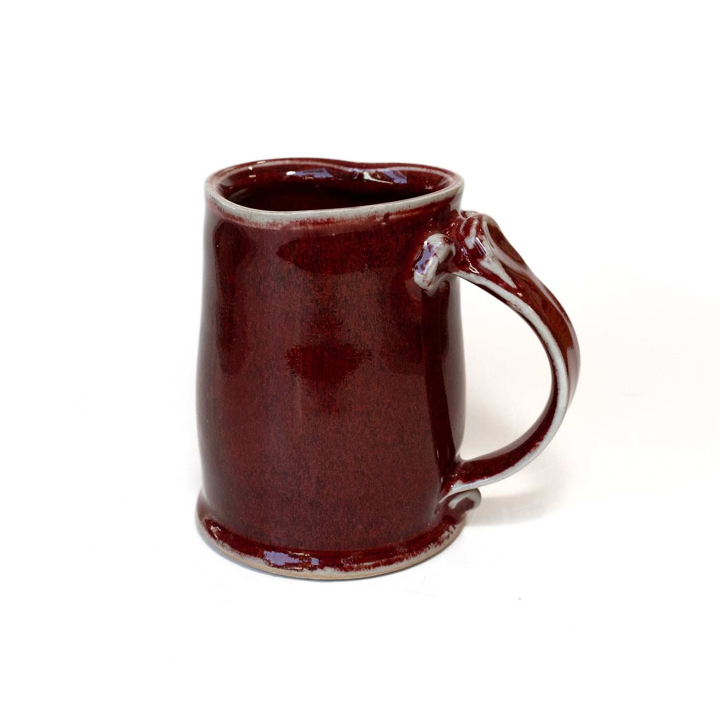 Handmade Heart Glazed Ceramic Mug