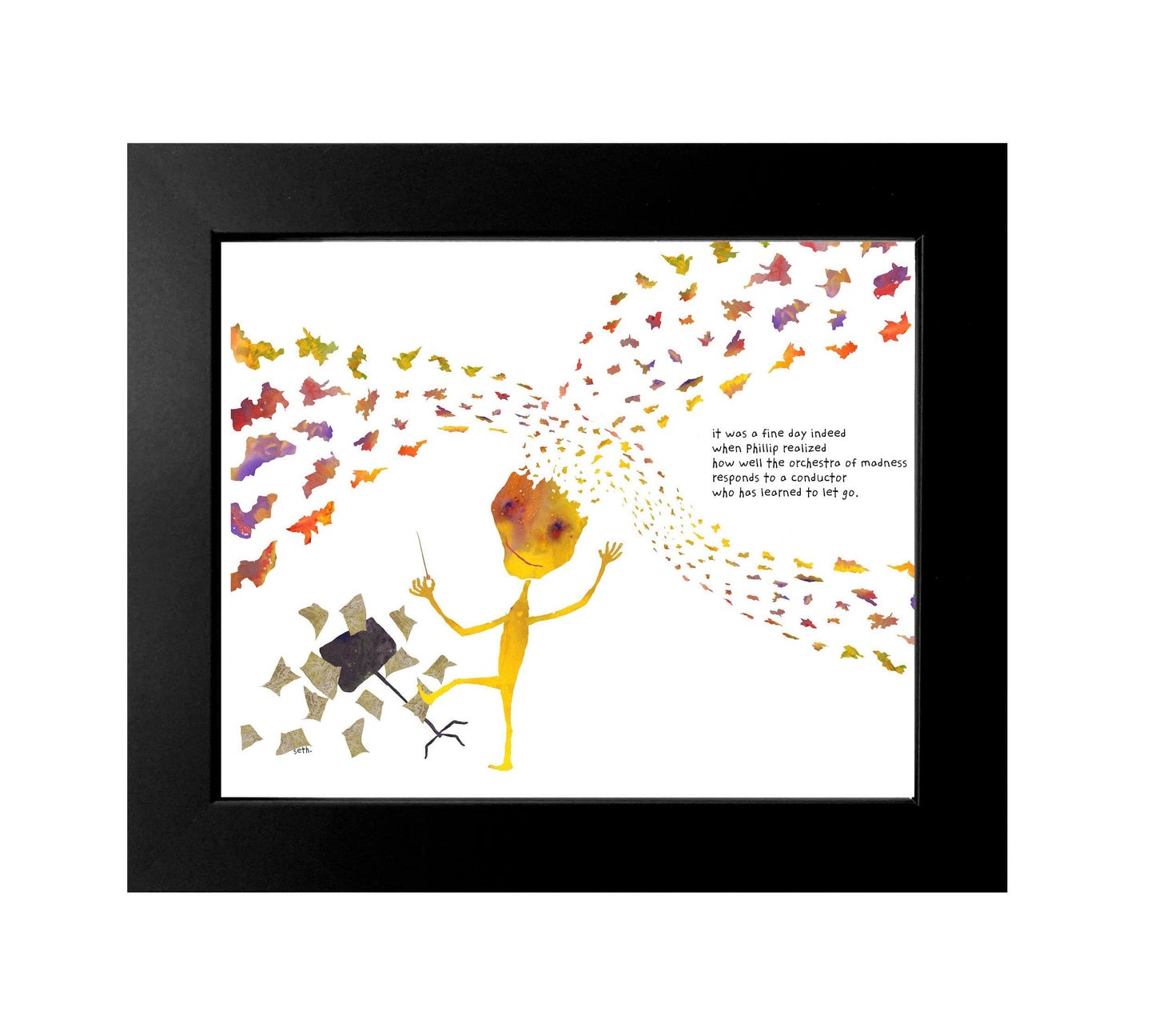 The Beauty Of Letting Go Print