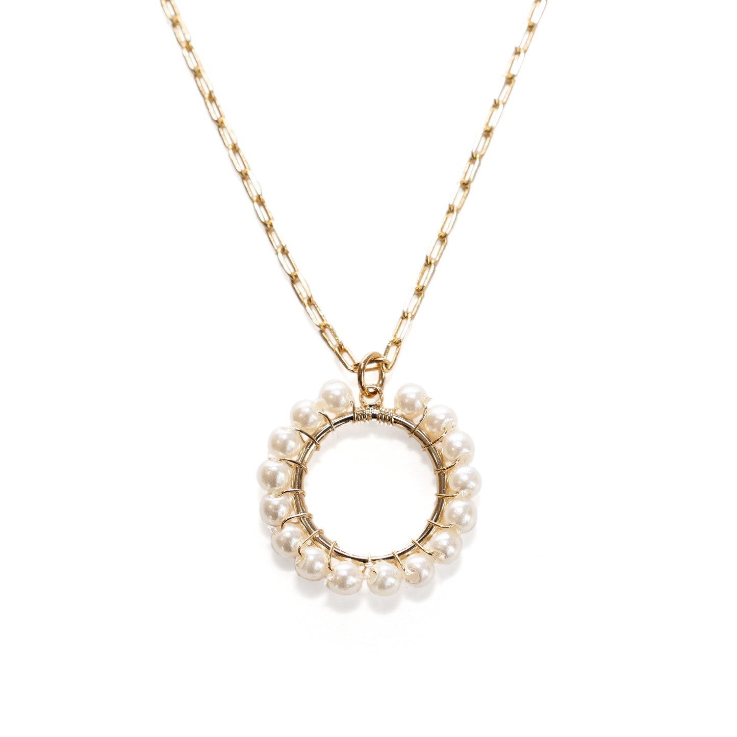 Pearl Circle Necklace