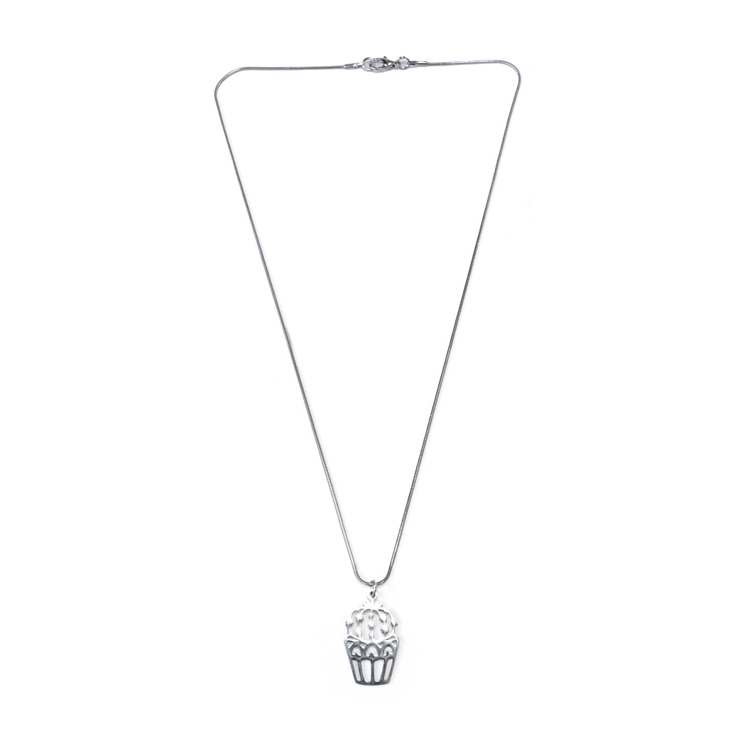 Potted Cactus Necklace