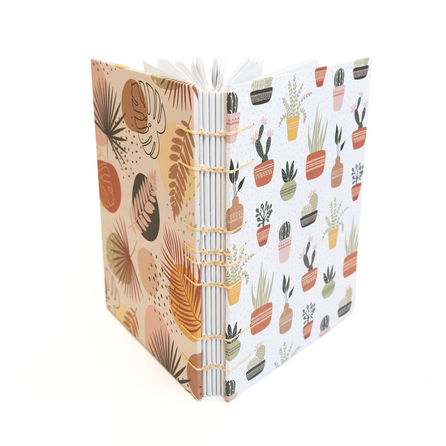 Potted Plants Handmade Sketch Journal
