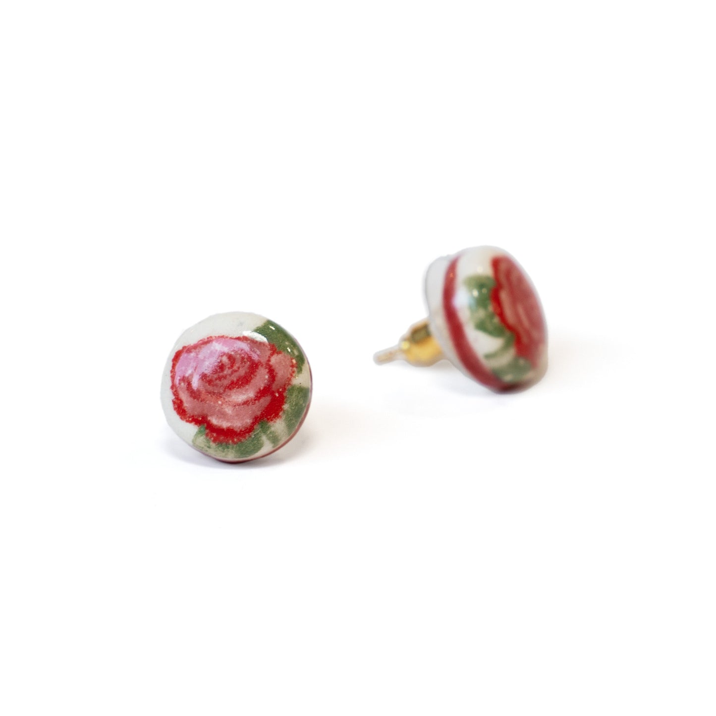 Ceramic Stud Earrings