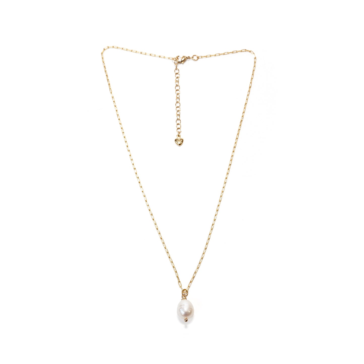 Simple Pearl Pendant Necklace