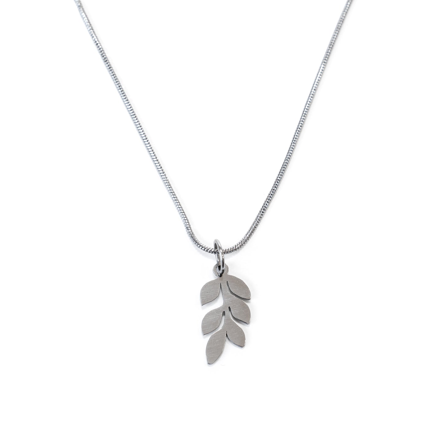 Sterling Botanical Charm Necklace