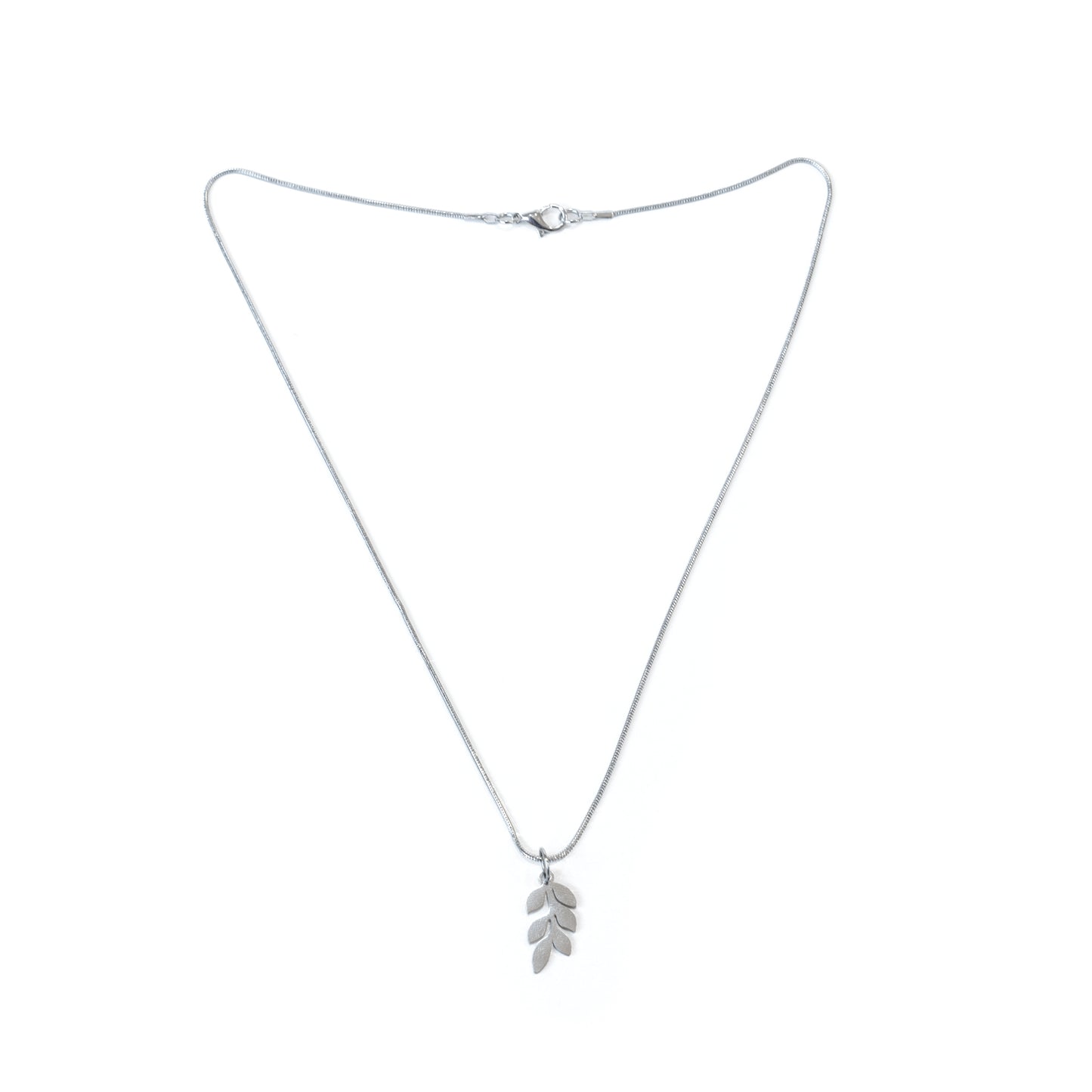 Sterling Botanical Charm Necklace