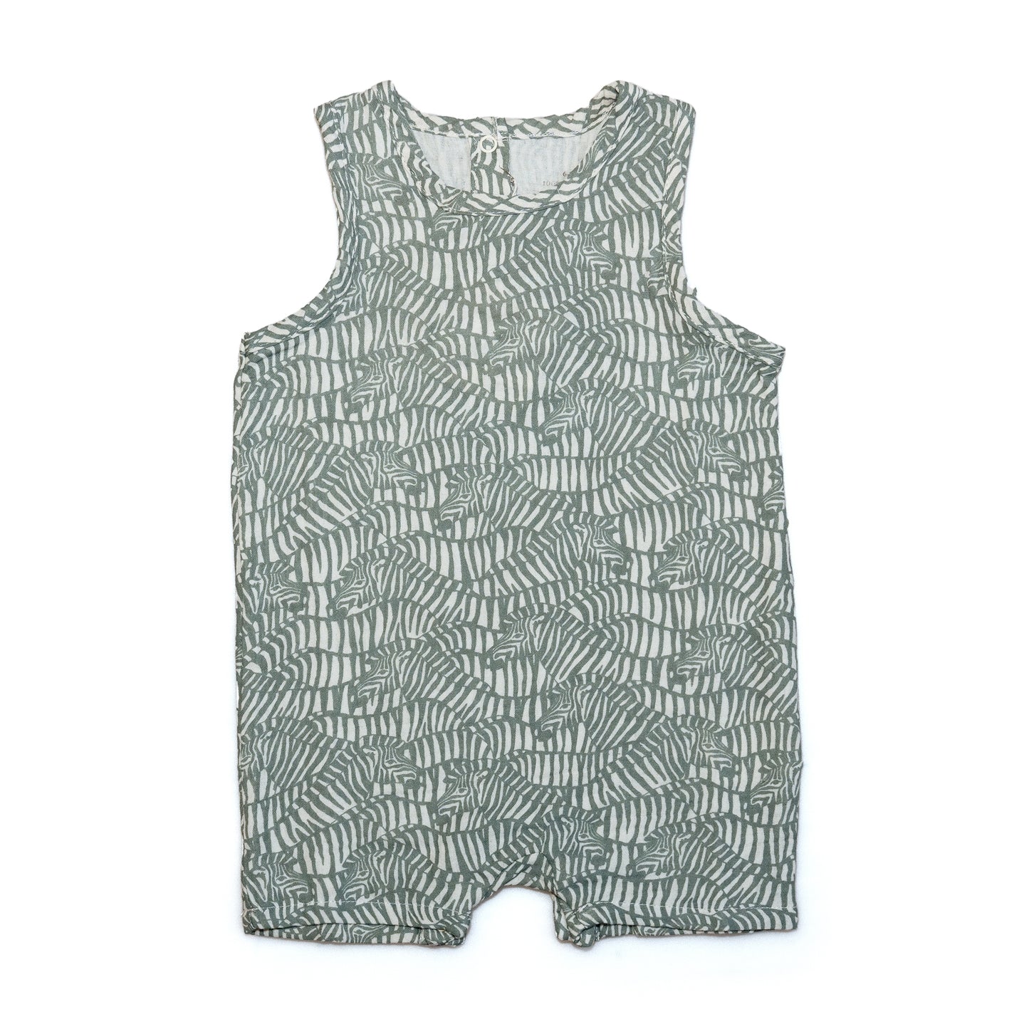 Zebra Print Muslin Coverall