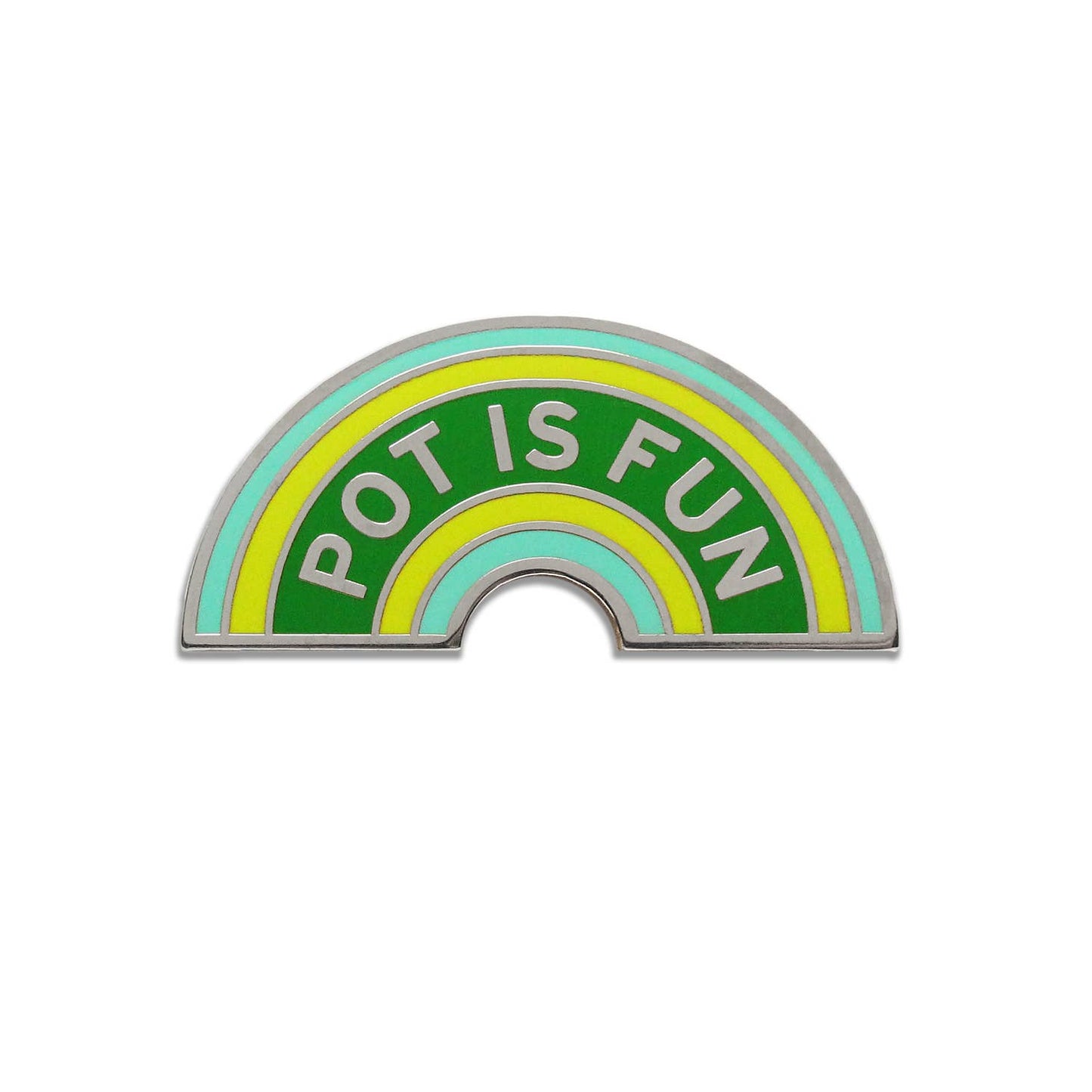 Pot Is Fun Enamel Pin