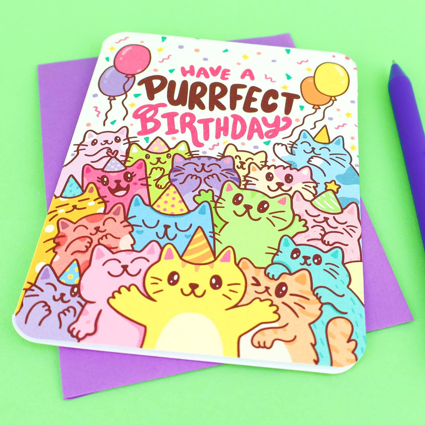 Have A Purrfect Birthday Card