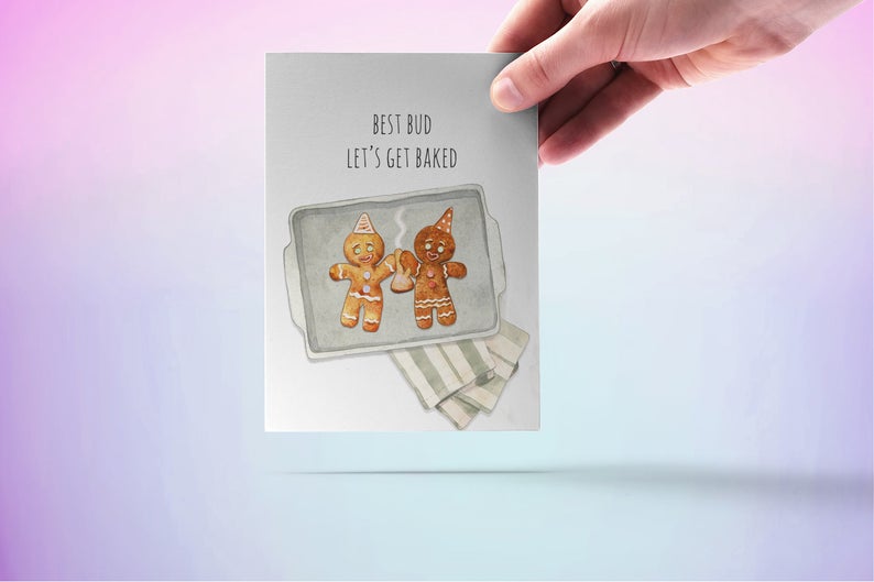 Baked Best Buds Card