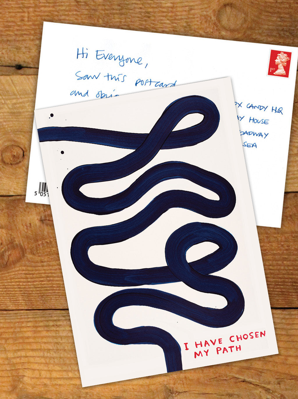 I Have Chosen My Path Postcard