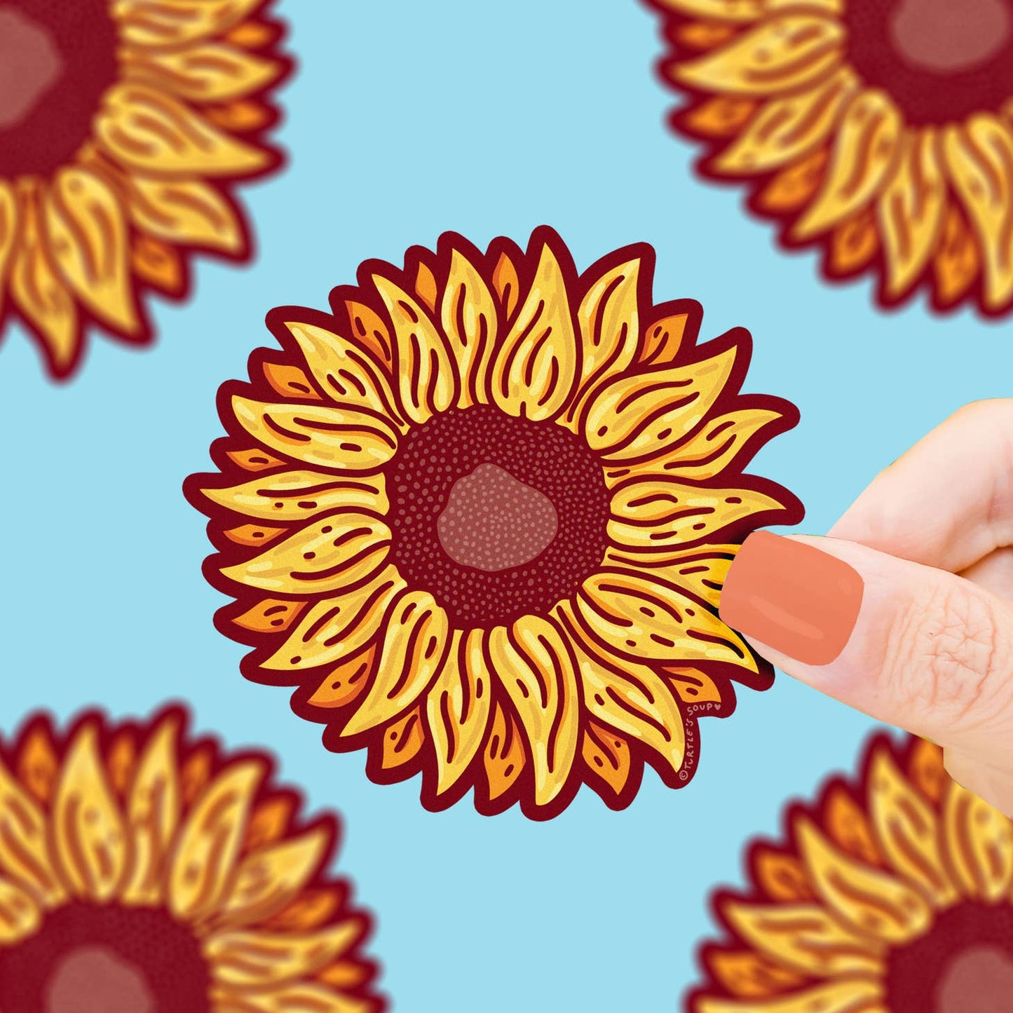 Sunflower Vinyl Sticker