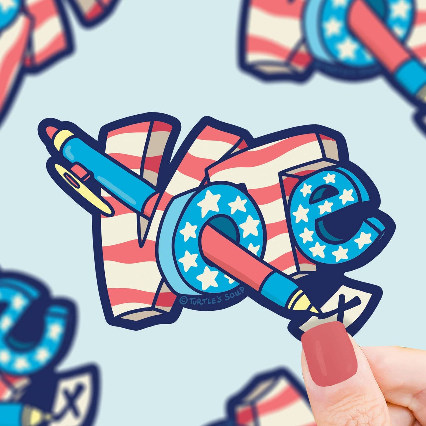 Vote Elections American Politics Sticker
