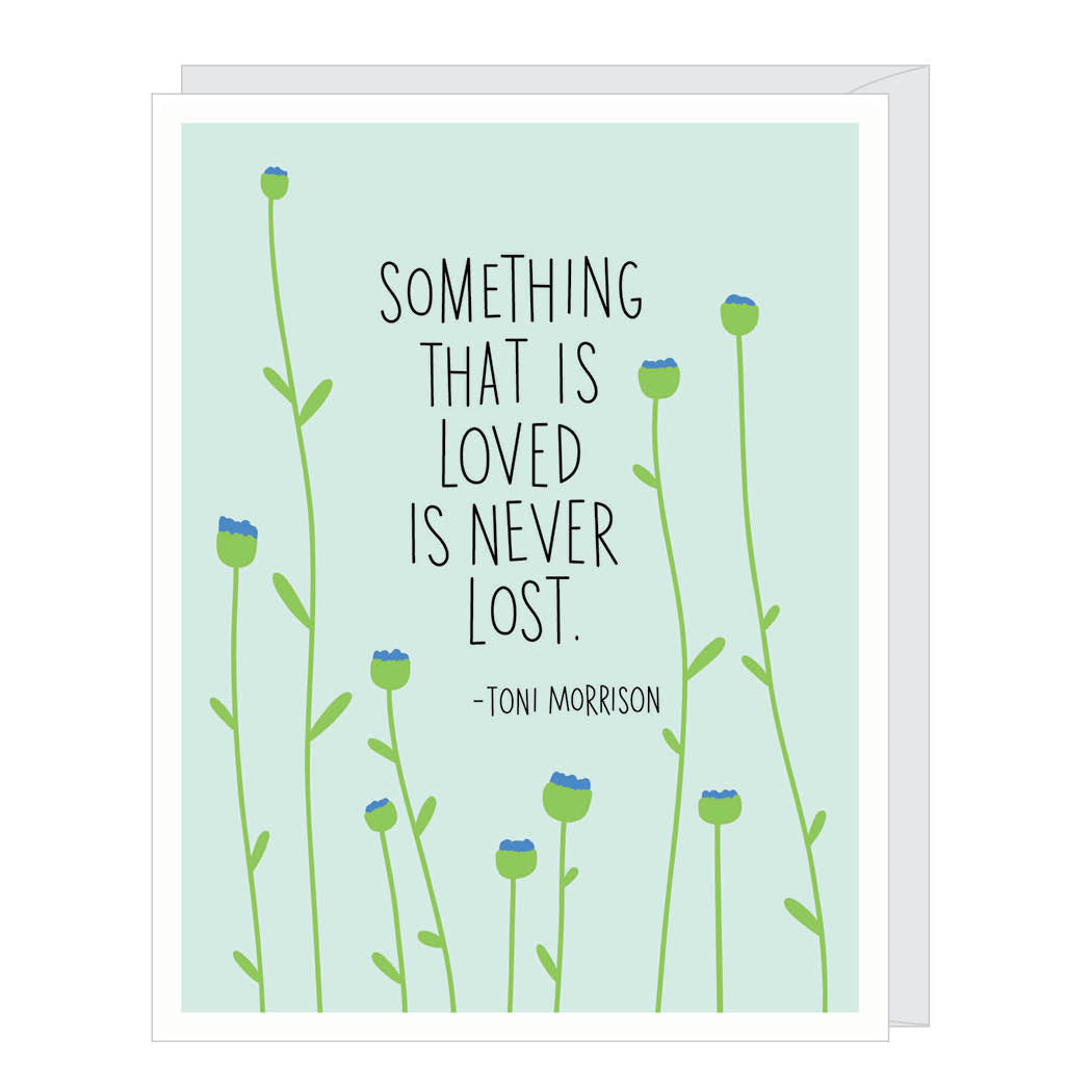 Toni Morrison Quote Sympathy Card