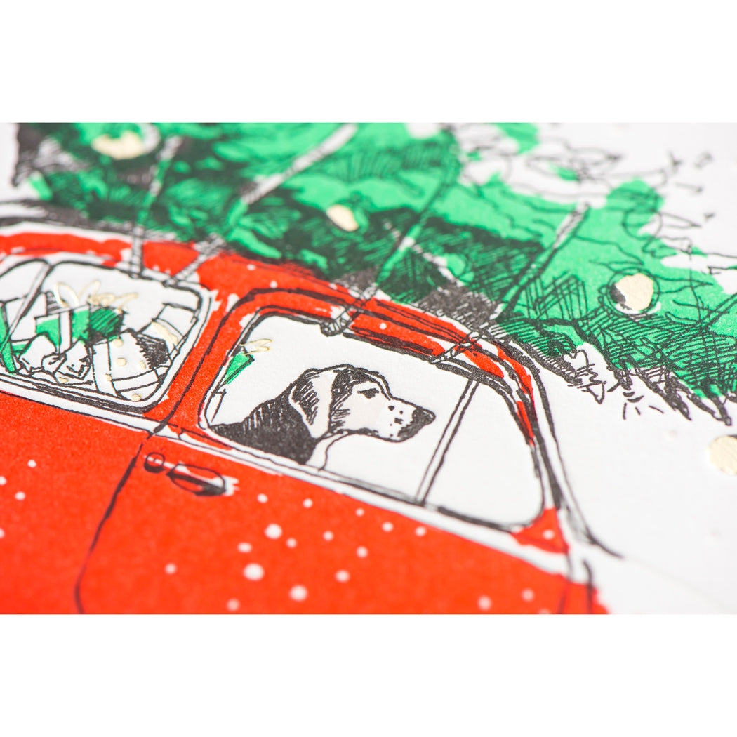 O Christmas Tree Dog Card
