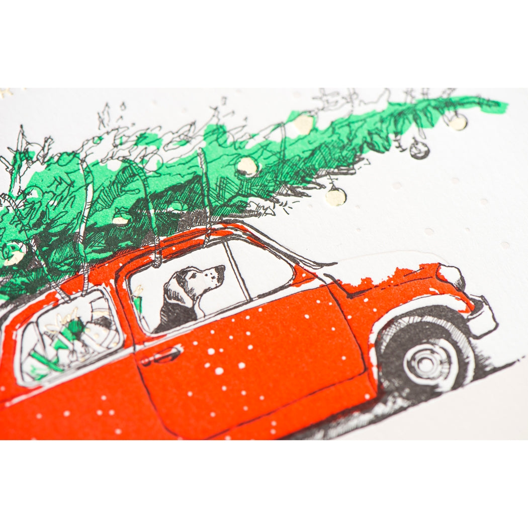 O Christmas Tree Dog Card