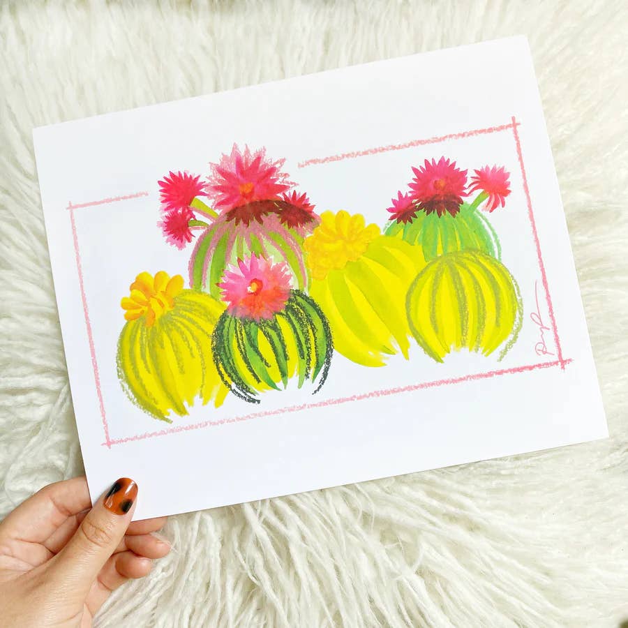 Barrel Beauties Art Print
