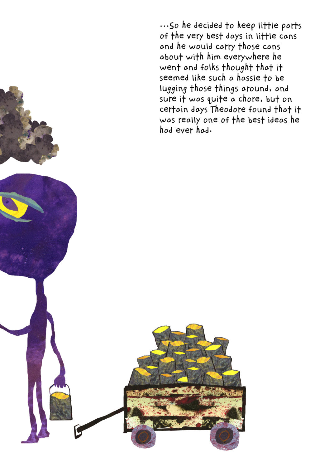 Theodore and His Many Buckets Print