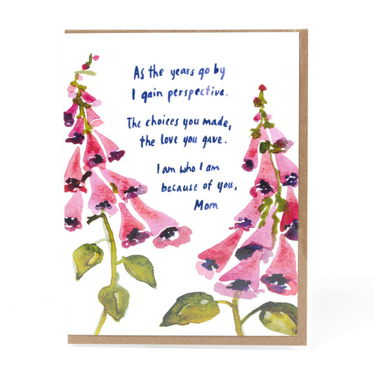 Foxglove Mother's Day Card