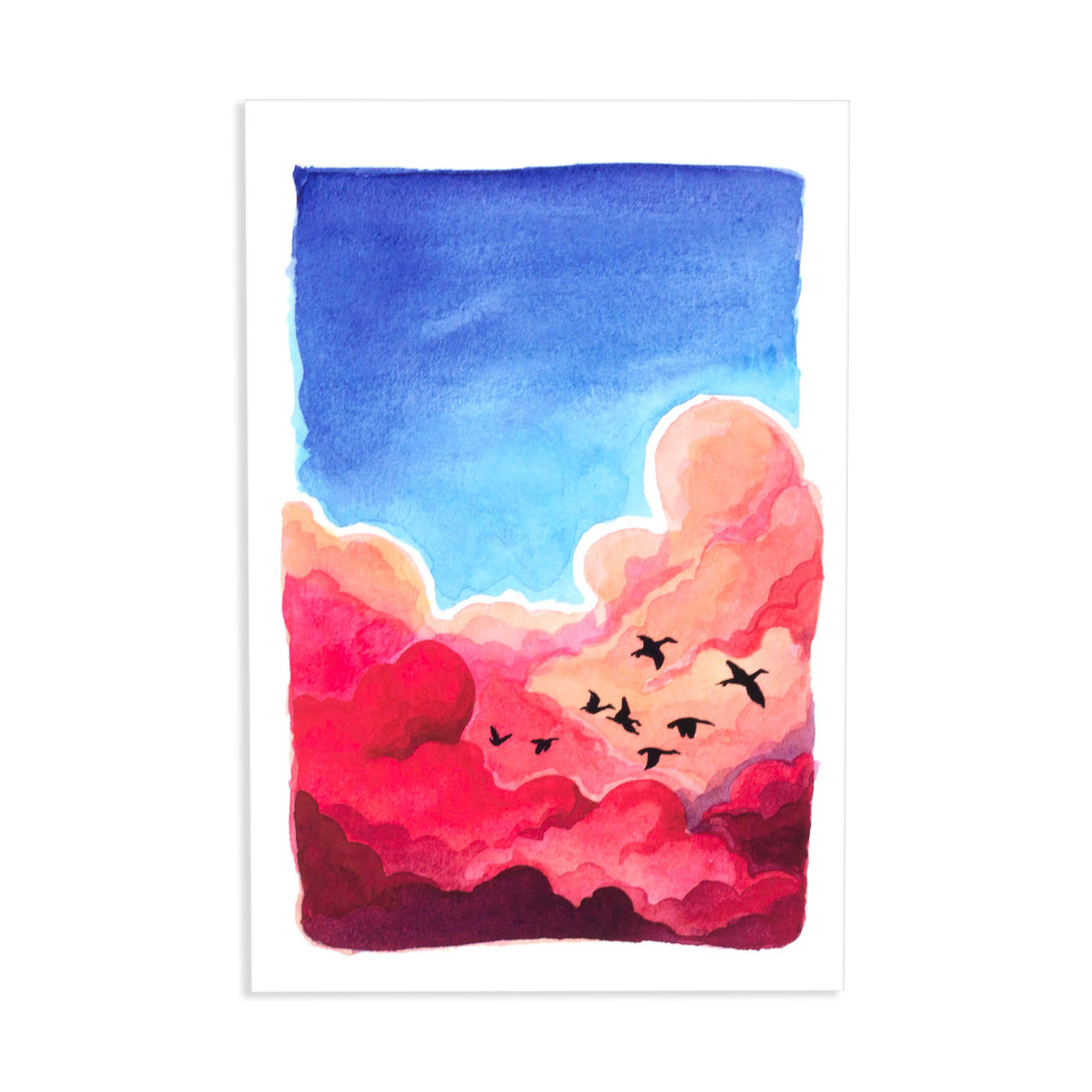 Silhouette Skyline #21 Postcard