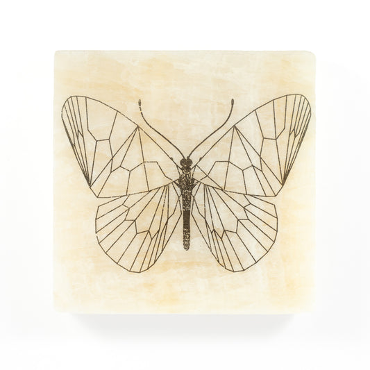 Butterfly Geometric Handmade Stone Coaster
