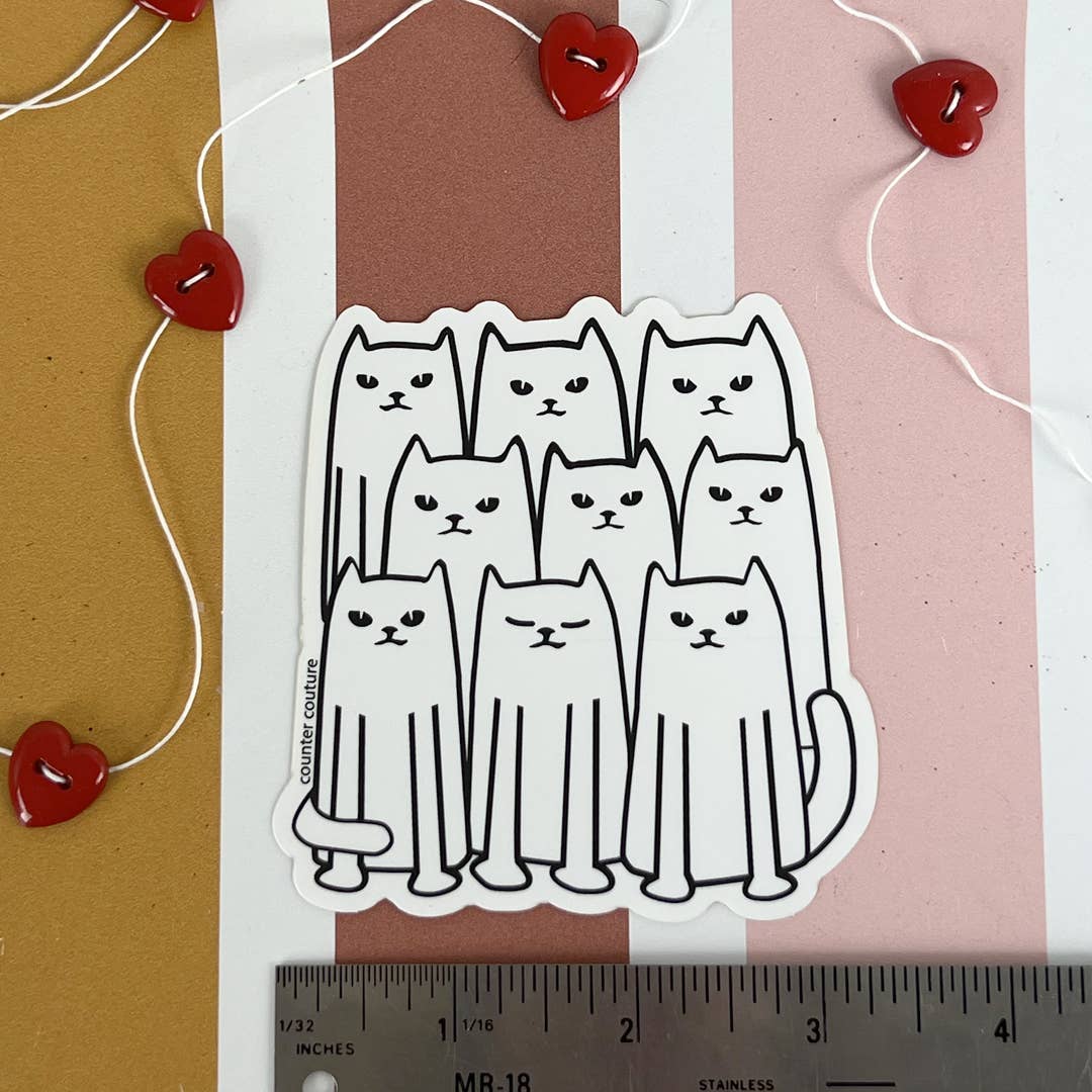 Cat Pack Sticker