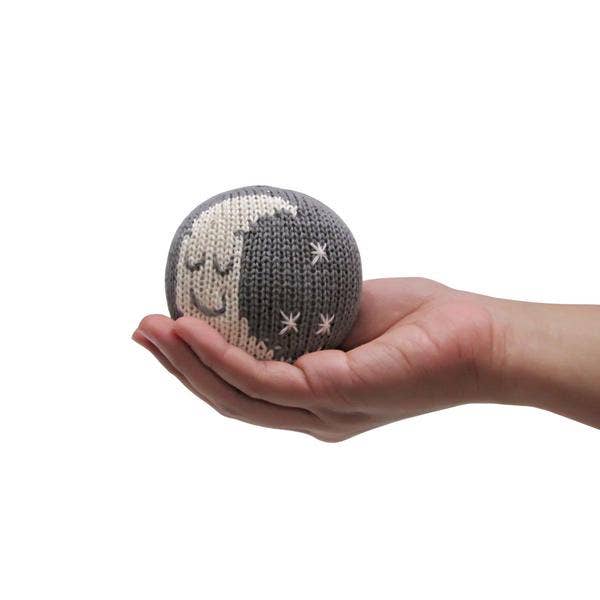 Sleeping Moon Rattle Baby Toy