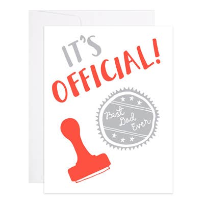 It's Official Father's Day Card